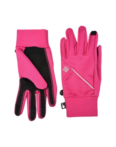 Shop Columbia Gloves In Purple