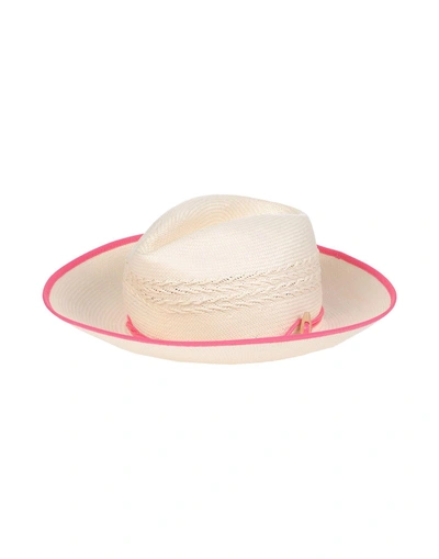 Shop Tracy Watts Hat In Ivory