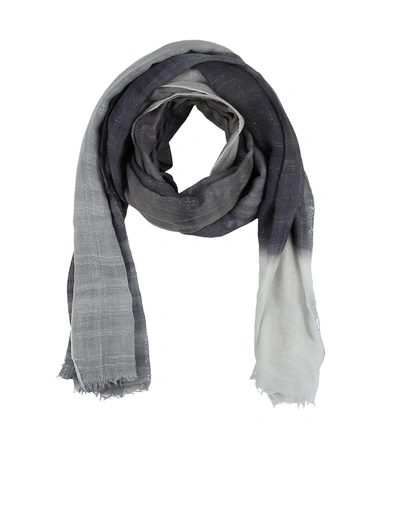 Shop Brunello Cucinelli Scarves In Light Grey