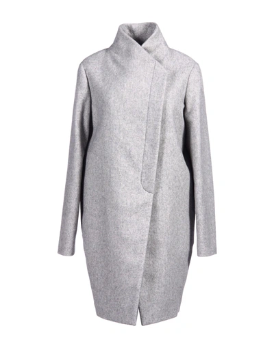 Shop Brunello Cucinelli Coats In Light Grey