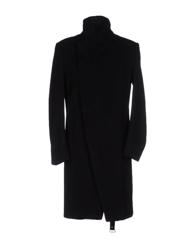 Shop Tom Rebl Coats In Black