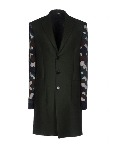 Shop Lc23 Coat In Military Green
