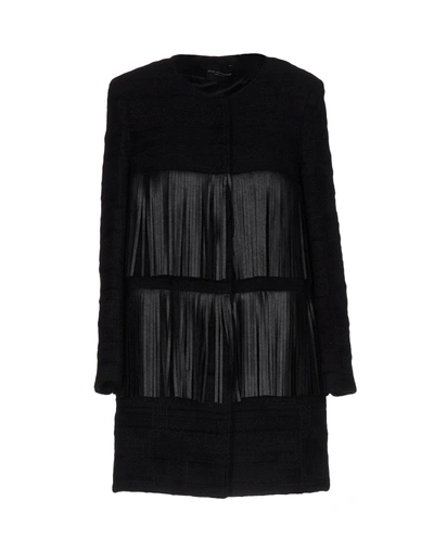 Shop Atos Lombardini Coats In Black