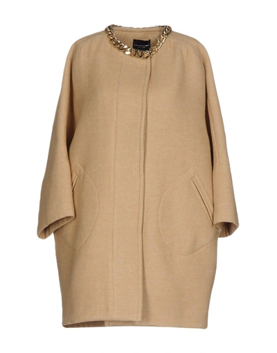 Shop Atos Lombardini Coats In Camel
