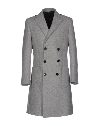 Shop Lc23 Coat In Light Grey