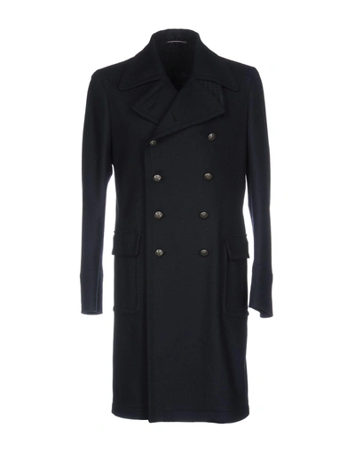 Shop Roda Coat In Dark Blue