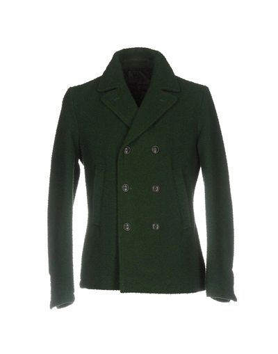 Shop Siviglia Coat In Green