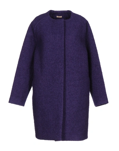 Shop P.a.r.o.s.h Coats In Purple