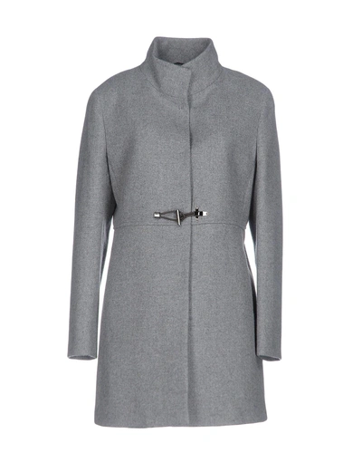 Shop Fay Coats In Light Grey
