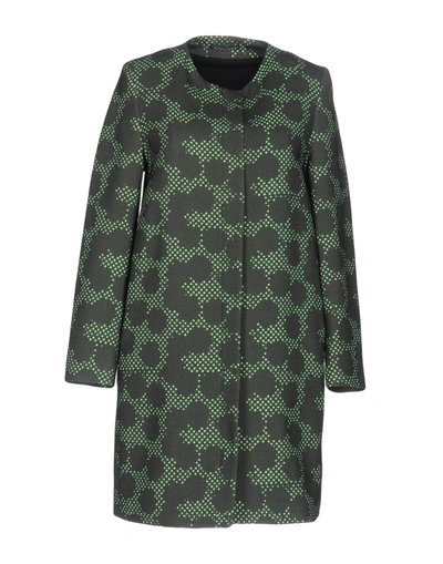 Shop Laura Urbinati Coat In Green