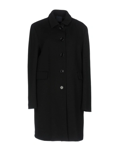 Shop Aspesi Coats In Black