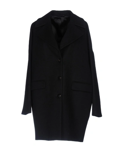 Shop Tonello Coats In Black