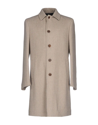 Shop Lardini Coat In Grey