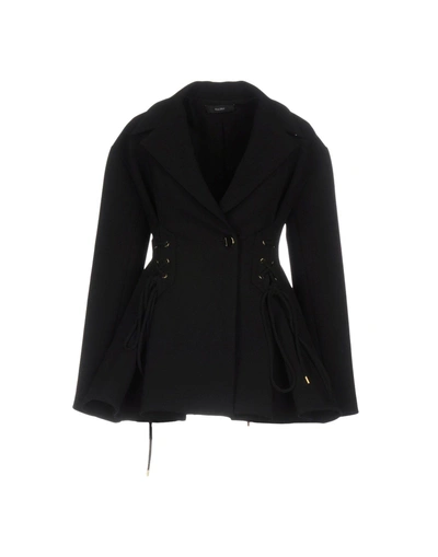 Shop Ellery Coat In Black
