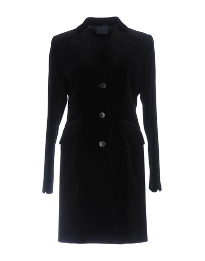 Shop Aspesi Coats In Black