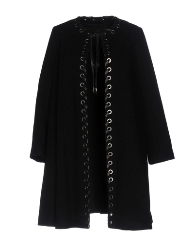 Shop Plein Sud Coat In Black