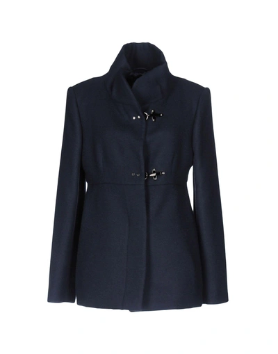 Shop Fay Coats In Slate Blue