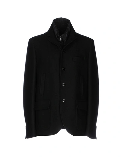 Shop Fay Coat In Black