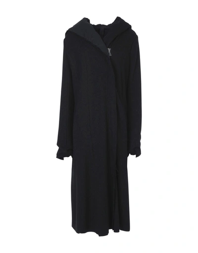 Shop Poème Bohèmien Coats In Black