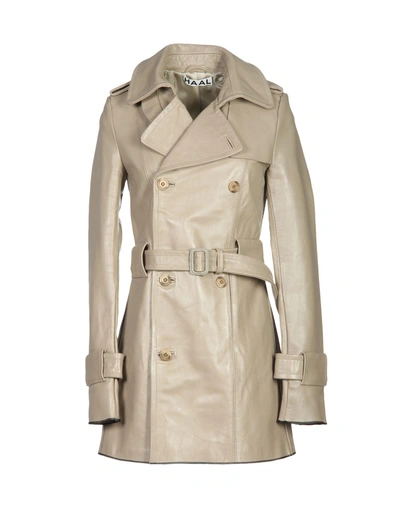 Shop Haal Coats In Light Brown