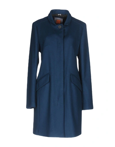 Shop Hugo Boss Coats In Deep Jade