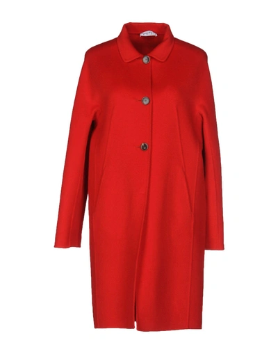 Shop Giorgio Grati Coat In Red