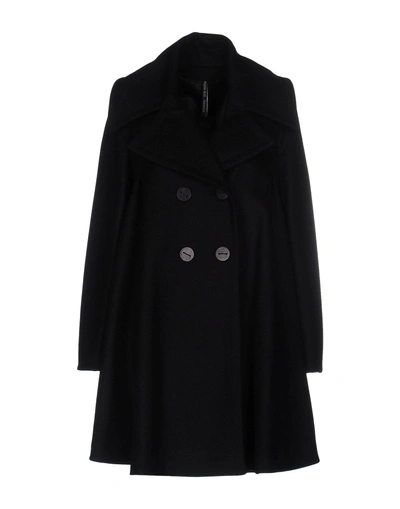 Shop Plein Sud Jeanius Coat In Black