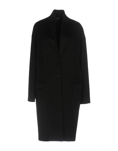 Shop Aspesi Coat In Black