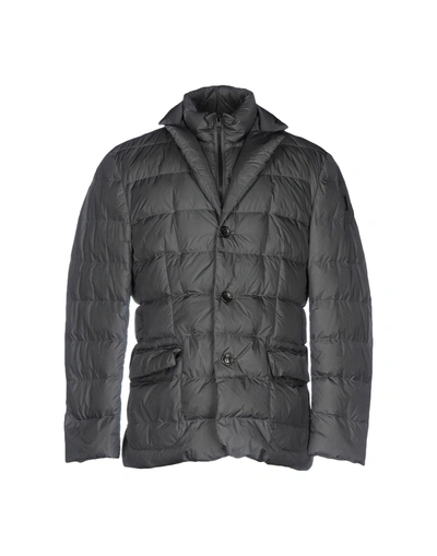 Shop Montecore Man Down Jacket Lead Size 48 Polyamide In Grey