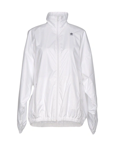 Shop Adidas Originals By Hyke Jackets In White
