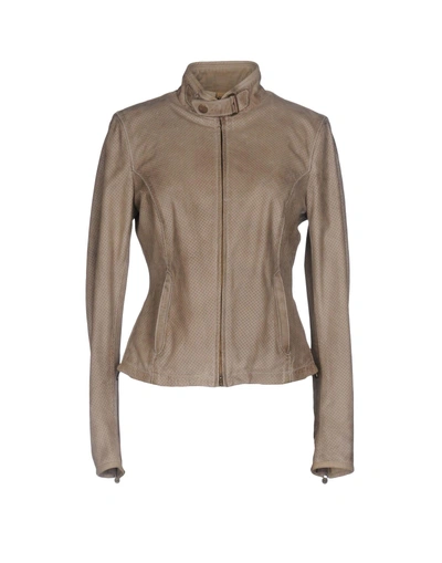Shop Matchless Leather Jacket In Grey