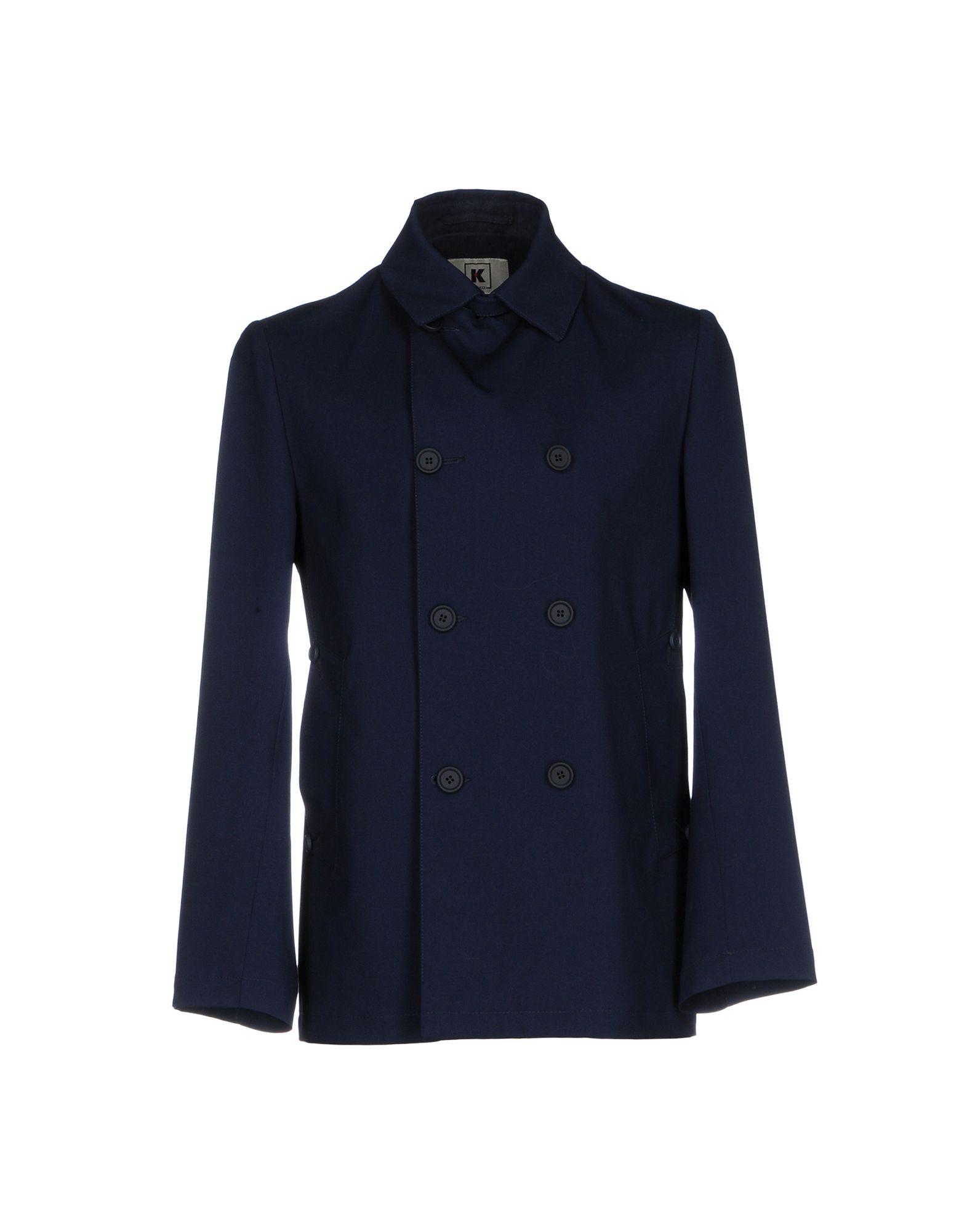 Kired Coat In Dark Blue | ModeSens