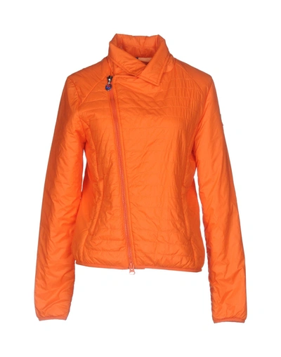 Shop Invicta Biker Jacket In Orange