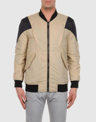 Shop Giuliano Fujiwara Jacket In Sand