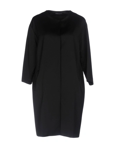 Shop Laura Urbinati Overcoats In Black