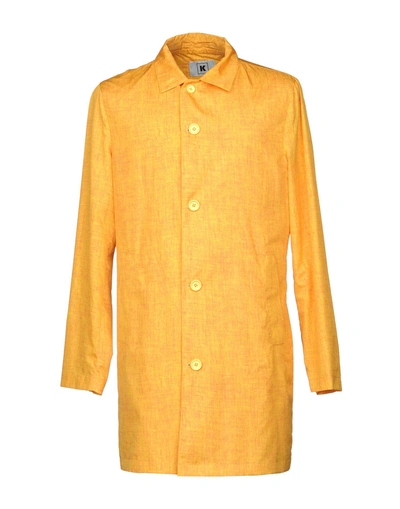 Shop Kired Full-length Jacket In Yellow