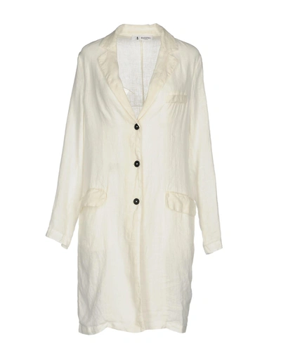 Shop Barena Venezia Full-length Jacket In White