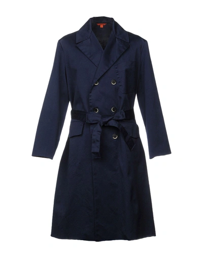 Shop Barena Venezia Full-length Jacket In Dark Blue