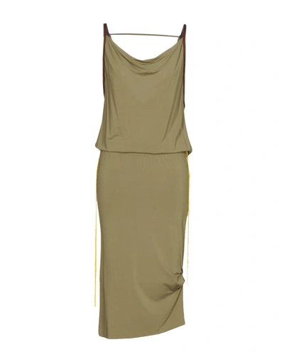 Manila Grace Midi Dress In Green