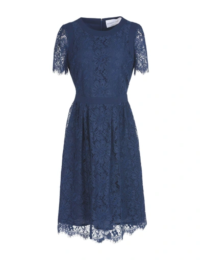 Shop Giorgio Grati Knee-length Dress In Blue