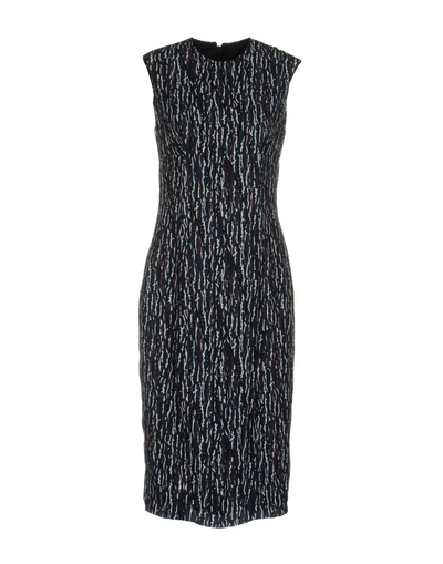 Shop Alessandro Dell'acqua Knee-length Dress In Dark Blue