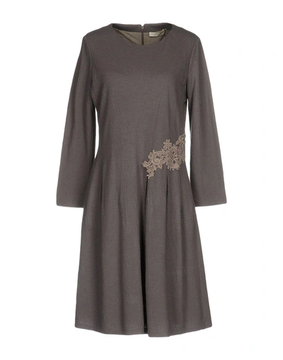 Shop Scervino Street Knee-length Dress In Dove Grey