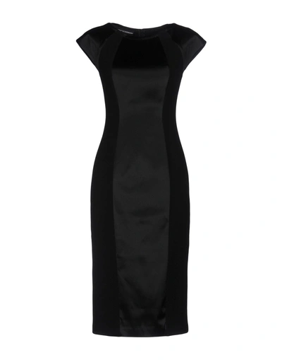 Shop Gio' Guerreri Knee-length Dress In Black
