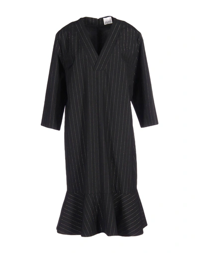 Shop Arthur Arbesser Knee-length Dress In Black