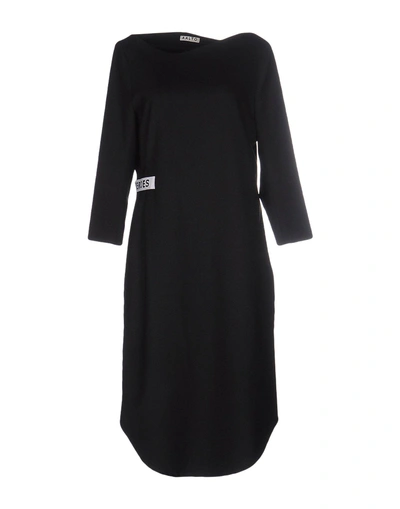 Shop Aalto Knee-length Dress In Black