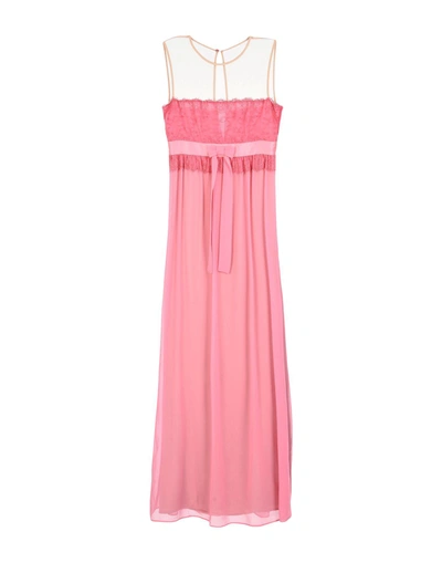 Shop Atos Lombardini Long Dress In Pink