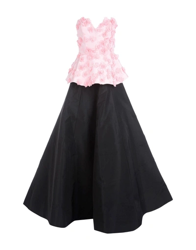 Shop Andrew Gn Long Dresses In Pink