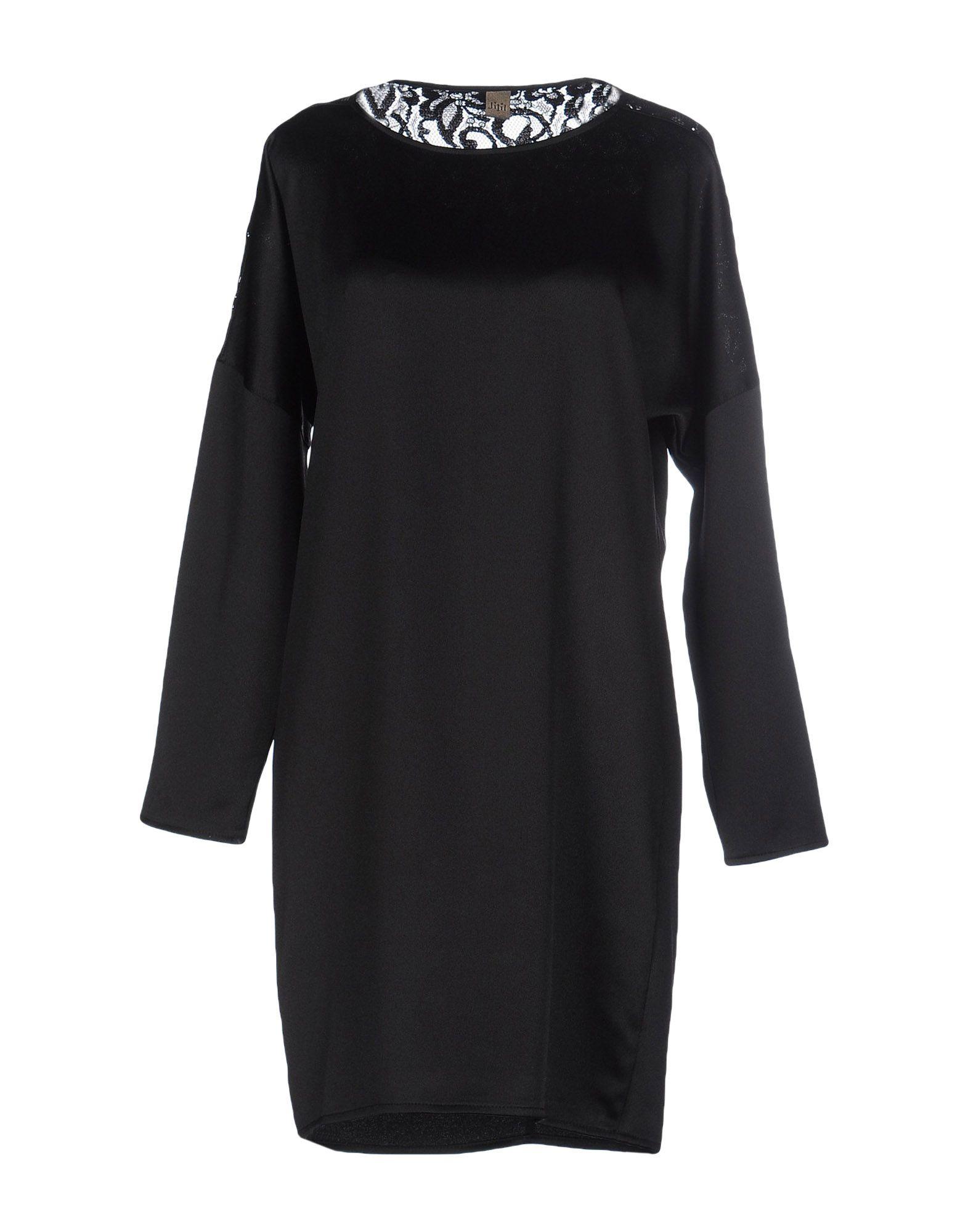 Jijil Short Dress In Black ModeSens