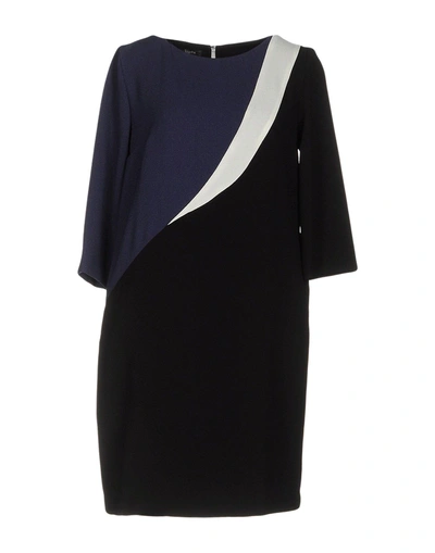 Shop Hanita Woman Mini Dress Black Size Xxl Polyester, Elastane