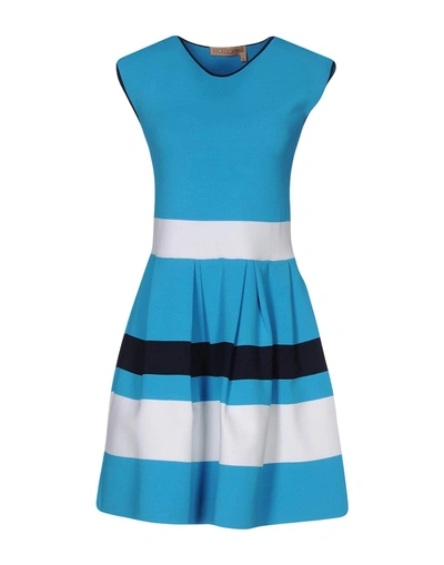 Shop Vicedomini Short Dress In Azure